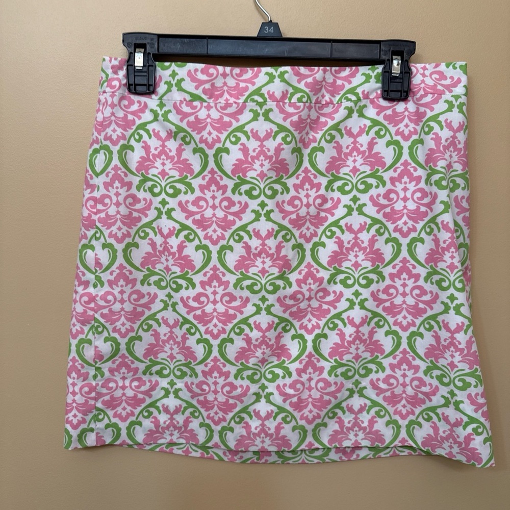 Kelly's Kids Pink and Green Patterned Skirt